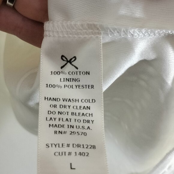 Everly Short Eyelet Summer Dress, NWOT (fits like M) - Picture 5 of 6